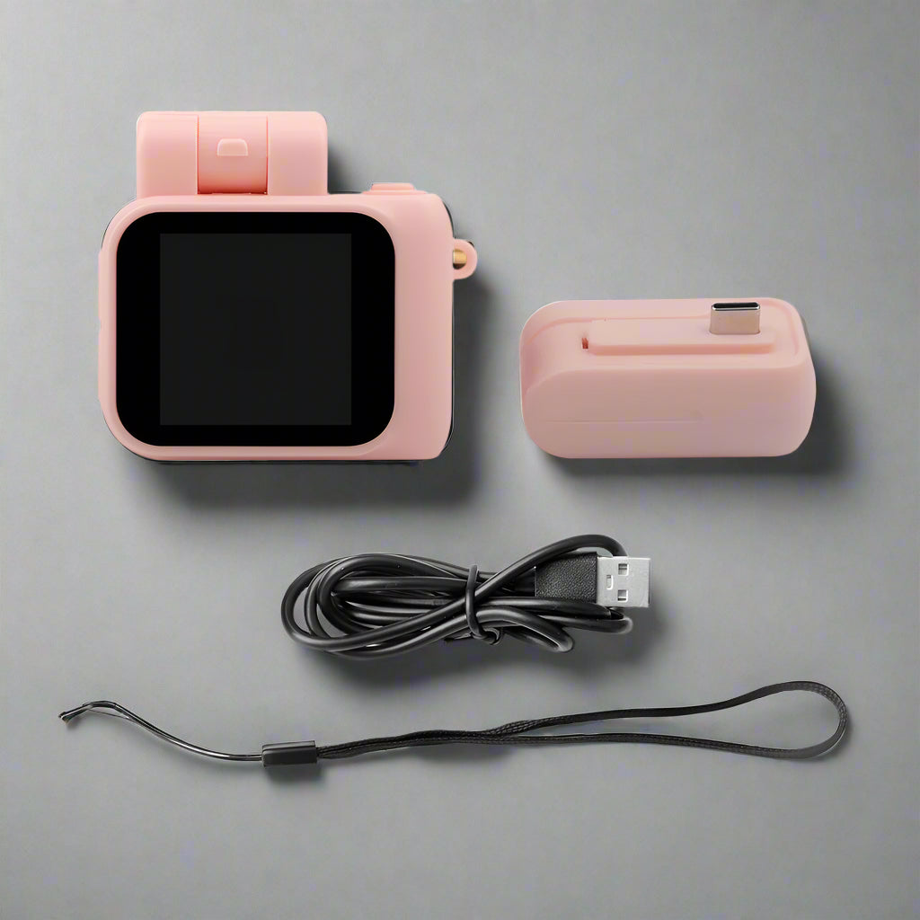Mini Camera with Screen HD 1080P with Flash Lamp and Battery Dock Portable Retro Ultra Compact Mini Camera Video Recorder Y4000